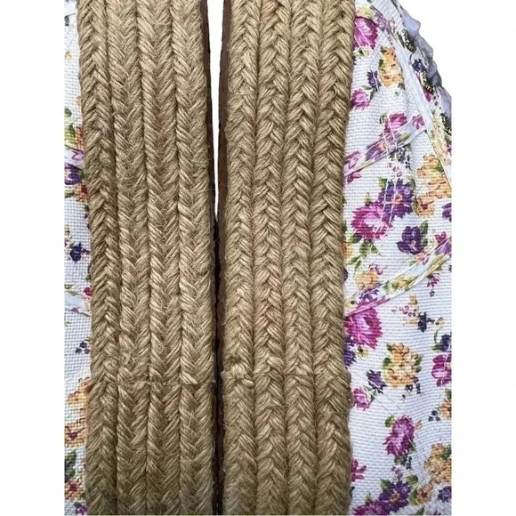 Superga x LoveShackFancy Flowers Rope Sneakers Size 41/US 11 - Picture 12 of 16